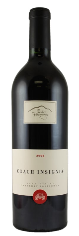 Fisher Vineyards Coach Insignia Cabernet Sauvignon 2003 Front Bottle Shot