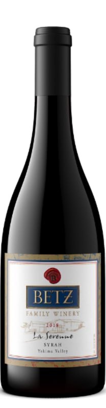 Betz Family Winery La Serenne Syrah 2018 Front Bottle Shot