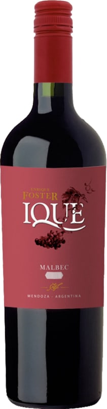 Enrique Foster Ique Malbec 2019 Front Bottle Shot