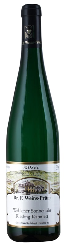 Dr. F. Weins Prum Wehlener Sonnenuhr Kabinett 2001 Front Bottle Shot