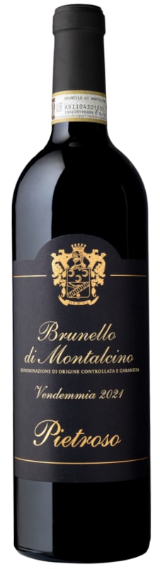 Pietroso Brunello di Montalcino 2021 Front Bottle Shot