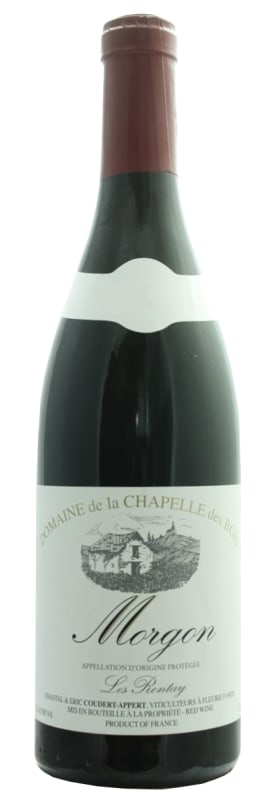 Domaine de la Chapelle des Bois Morgon Les Rontay 2021 Front Bottle Shot