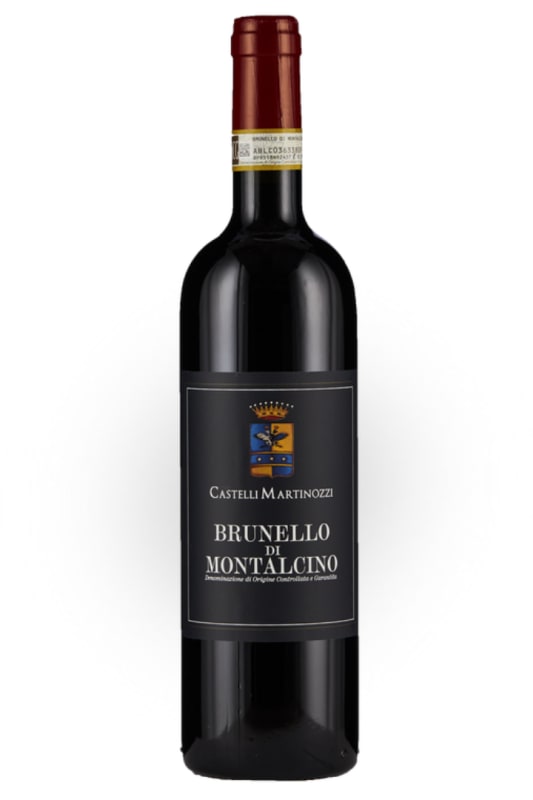 Castelli Martinozzi Brunello di Montalcino 2019 Front Bottle Shot
