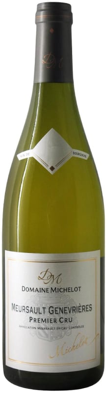Domaine Michelot Meursault Genevrieres Premier Cru 2018 Front Bottle Shot