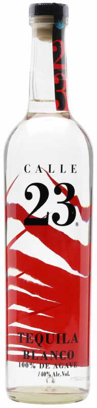 Calle 23 Blanco Tequila (700ML) Front Bottle Shot