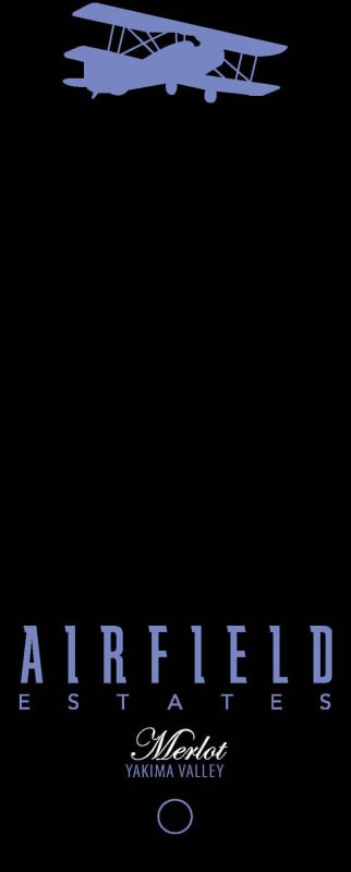 Airfield Estate Merlot 2007 Front Label