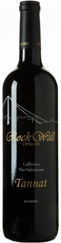 Rock Wall The Palindrome Tannat 2015 Front Bottle Shot
