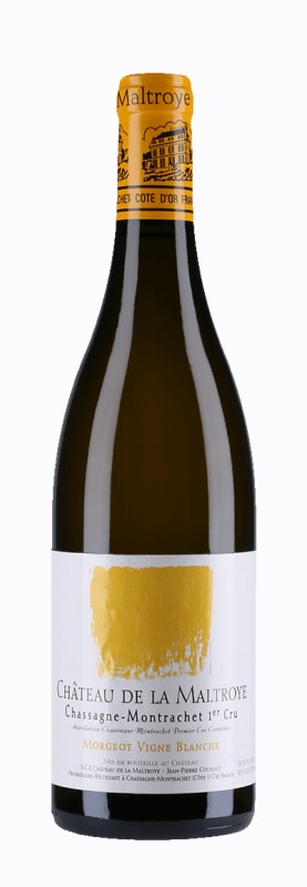 Chateau de la Maltroye Chassagne Montrachet Morgeot Vigne Blanche Premier Cru 2017 Front Bottle Shot