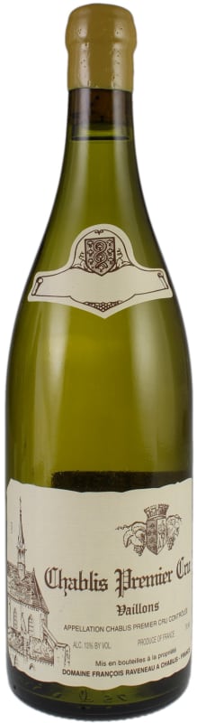 Domaine Francois Raveneau Chablis Vaillons Premier Cru 2015 Front Bottle Shot