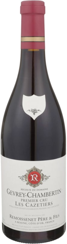 Remoissenet Gevrey-Chambertin Les Cazetiers Premier Cru 2023 Front Bottle Shot
