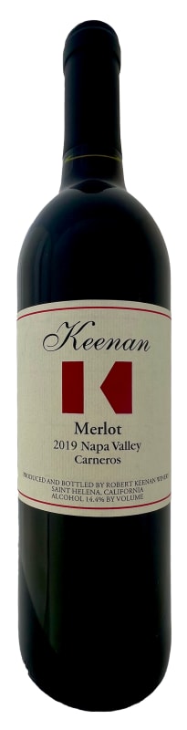 Keenan Carneros Merlot 2019 Front Bottle Shot