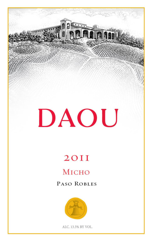 DAOU Micho 2011 Front Label