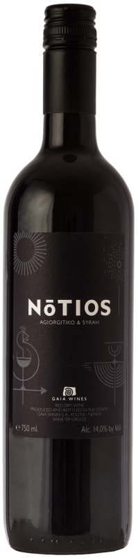 Gaia Notios Red 2016 Front Bottle Shot
