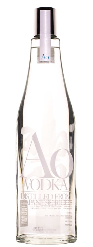 Ao Vodka Front Bottle Shot