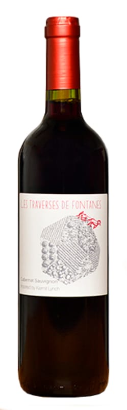 Chateau Fontanes Pays d'Oc Les Traverses Cabernet Sauvignon 2021 Front Bottle Shot