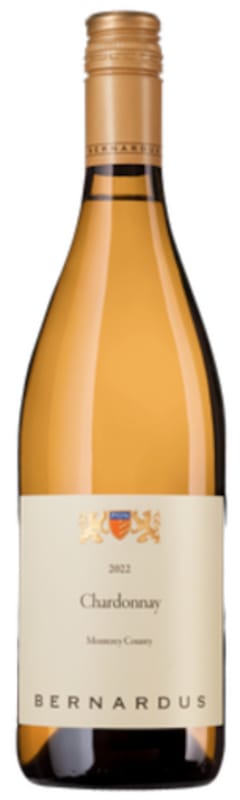 Bernardus Monterey County Chardonnay 2022 Front Bottle Shot