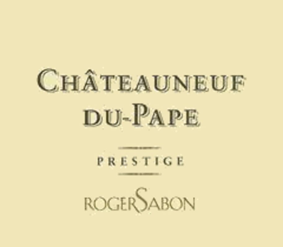 Roger Sabon Chateauneuf-du-Pape Cuvee Prestige 2014 Front Label