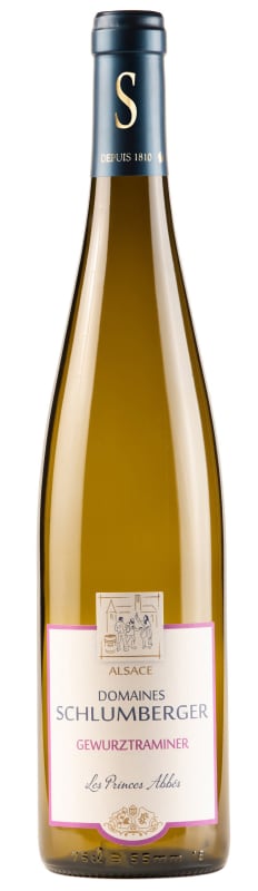 Domaines Schlumberger Les Princes Abbes Gewurztraminer 2020 Front Bottle Shot