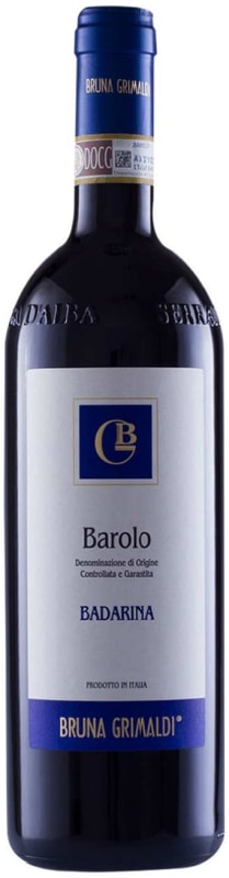 Bruna Grimaldi Barolo Badarina 2013 Front Bottle Shot