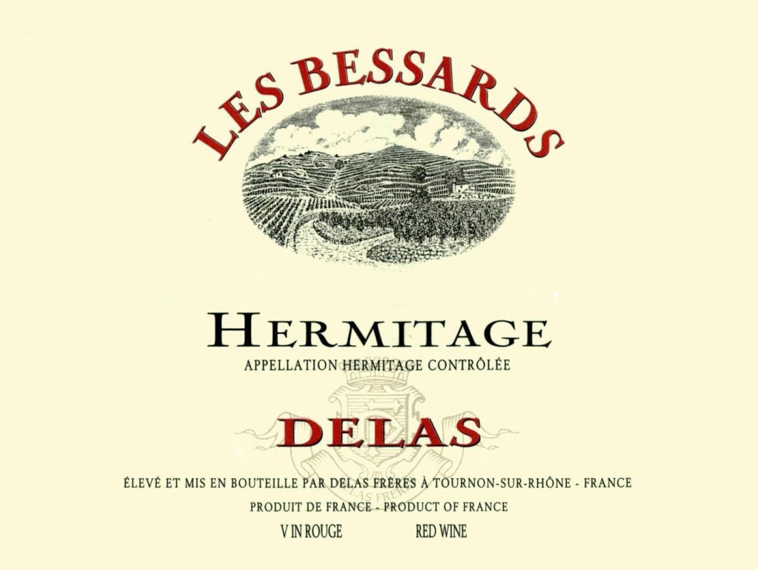 Delas Hermitage Les Bessards (1.5 Liter Magnum) 2017 Front Label