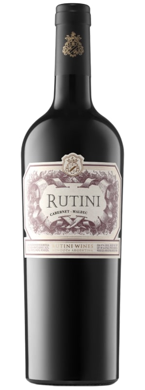 Rutini Cabernet-Malbec 2018 Front Bottle Shot