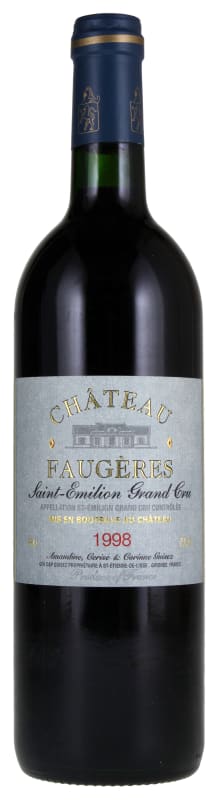 Chateau Faugeres 1998 Front Bottle Shot