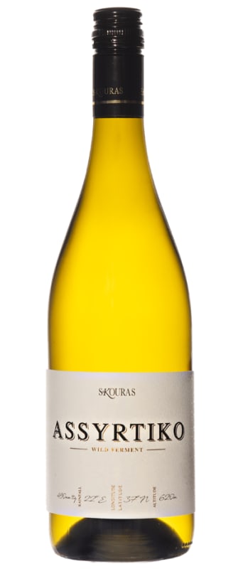 Skouras Wild Ferment Assyrtiko 2025 Front Bottle Shot