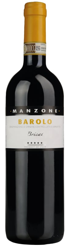 Manzone Barolo Bricat 2012 Front Bottle Shot