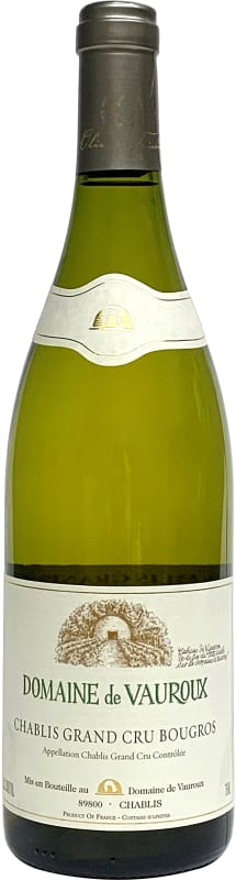 Domaine de Vauroux Chablis Bougros Grand Cru 2017 Front Bottle Shot