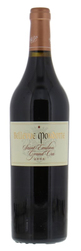 Chateau Bellevue Mondotte 2008 Front Bottle Shot
