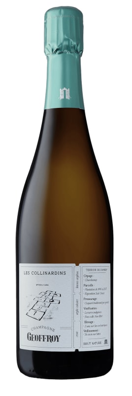 Geoffroy Les Collinardins Blanc de Blancs Premier Cru 2022 Front Bottle Shot