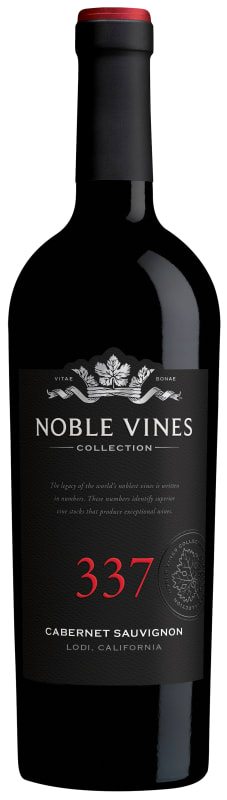 Noble Vines 337 Cabernet Sauvignon 2020 Front Bottle Shot