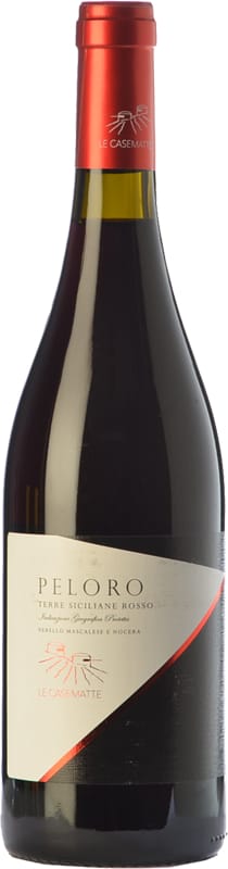Le Casematte Peloro Rosso 2015 Front Bottle Shot