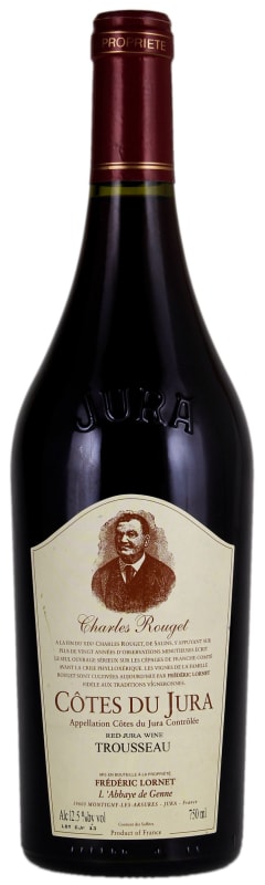 Frederic Lornet Charles Rouget Cotes du Jura Trousseau 2020 Front Bottle Shot