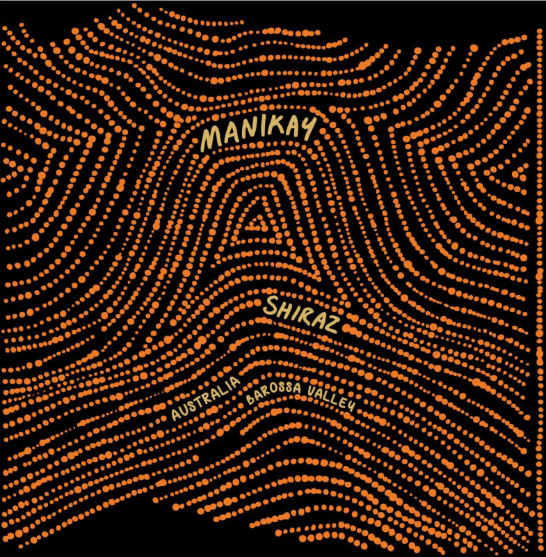 Manikay Wines Shiraz 2014 Front Label