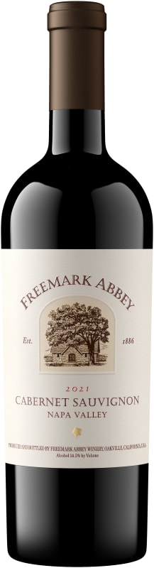 Freemark Abbey Napa Valley Cabernet Sauvignon 2021 Front Bottle Shot
