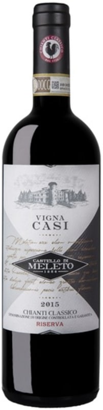 Castello di Meleto Vigna Casi Chianti Classico Riserva 2015 Front Bottle Shot