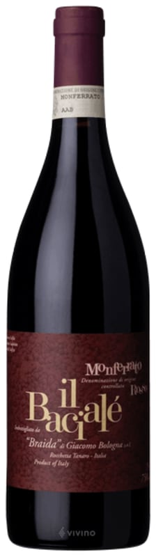 Braida Il Baciale Monferrato Rosso 2015 Front Bottle Shot