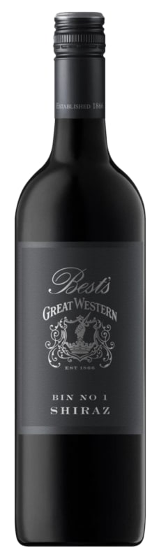 Best's Great Western Bin No 1 Shiraz 2020 Front Bottle Shot