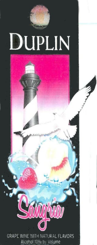 Duplin Sangria Front Label