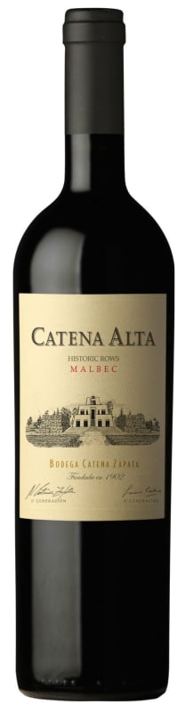 Catena Alta Malbec 2021 Front Bottle Shot