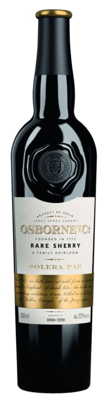 Osborne VORS Palo Cortado Solera PDP Rare Sherry (500ML) Front Bottle Shot