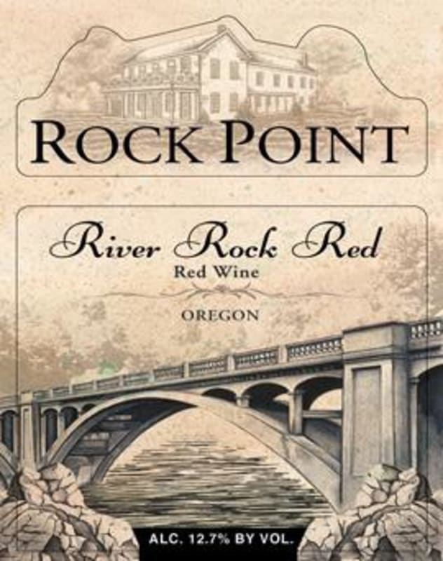 Rock Point Wines River Rock Red Front Label
