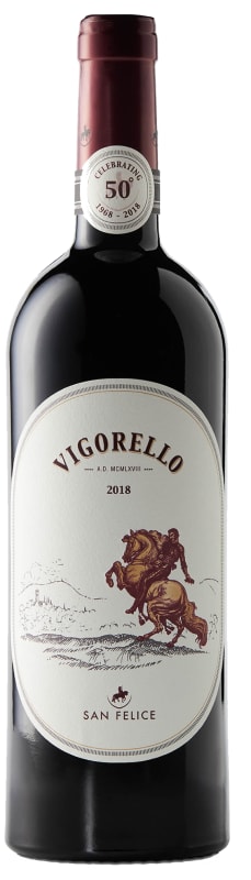 San Felice Vigorello 2018 Front Bottle Shot