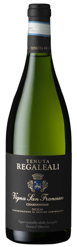 Regaleali Vigna San Francesco Chardonnay 2021 Front Bottle Shot