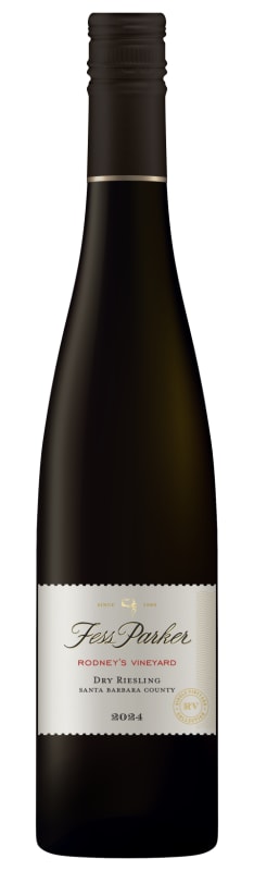 Fess Parker Rodney's Vineyard Dry Riesling 2024 Front Bottle Shot