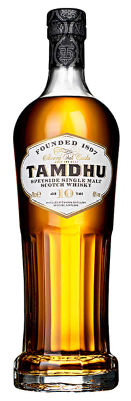 Tamdhu 10 Year Old Speyside Single Malt Scotch Whisky Front Bottle Shot