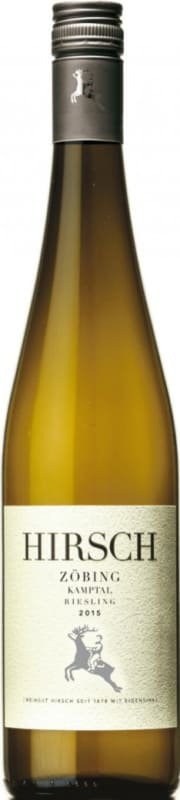 Weingut Hirsch Zobing Riesling 2015 Front Bottle Shot