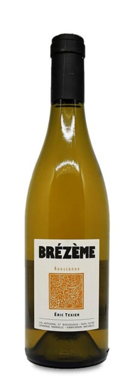 Eric Texier Brezeme Roussanne 2020 Front Bottle Shot
