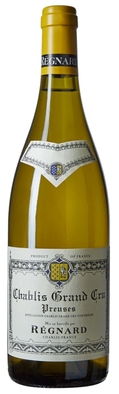 Regnard Chablis Les Preuses Grand Cru 2021 Front Bottle Shot